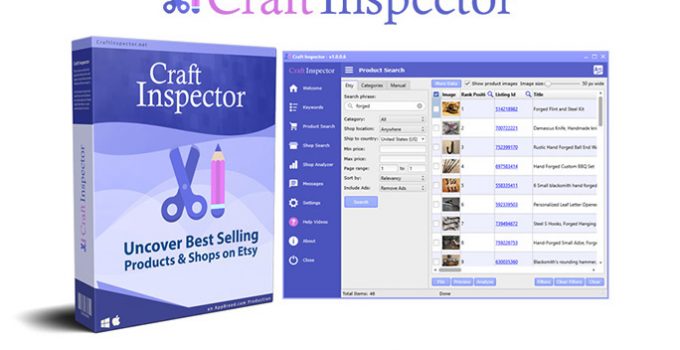 Etsy product research tools software Craft inspector